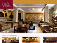 Tablet Screenshot of hotelmountain.com.np